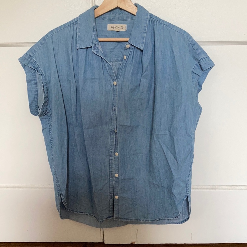 Madewell Denim Chambray Top